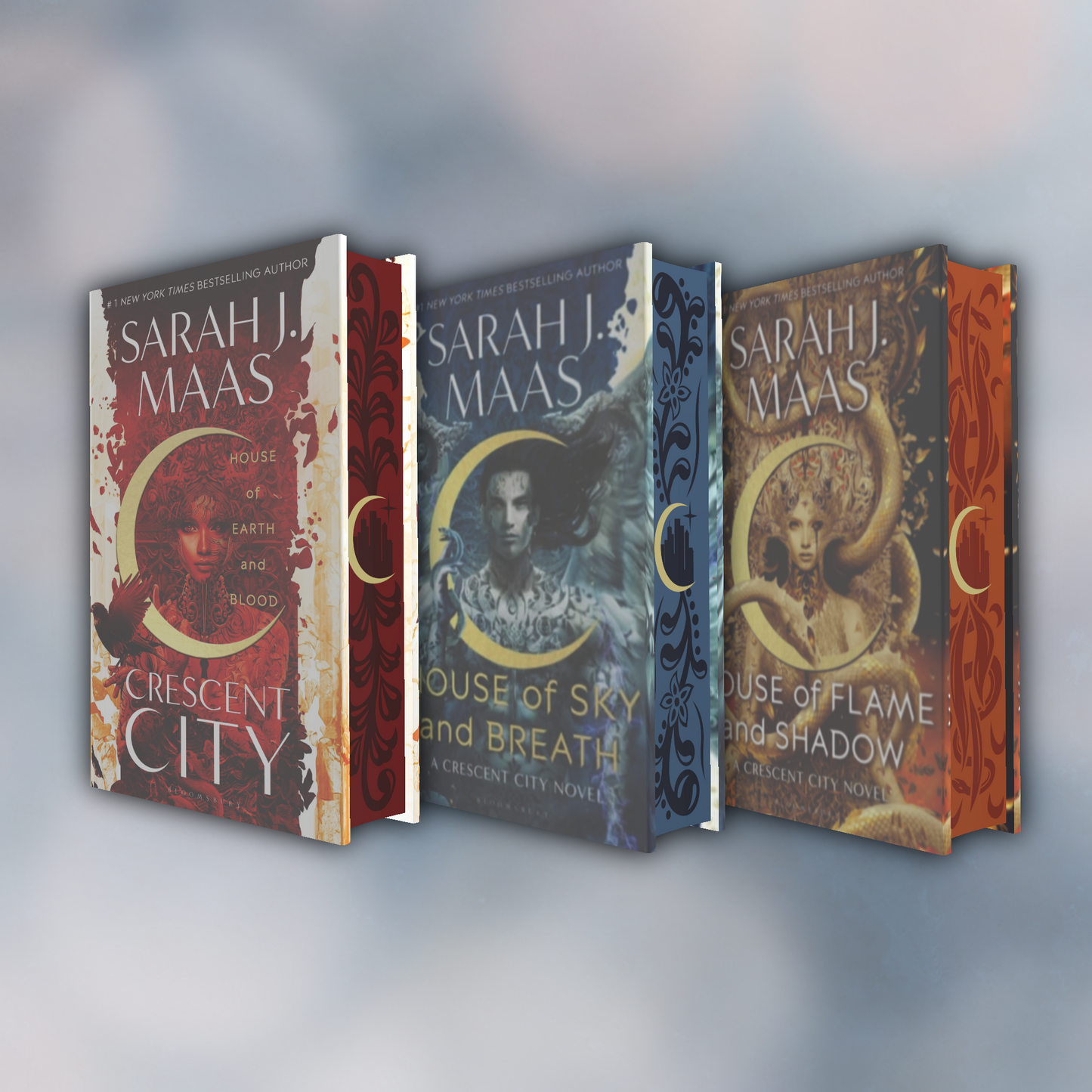 PREORDER - Crescent City Series Sprayed Edge Hardback BUNDLE DEAL (UK edition)