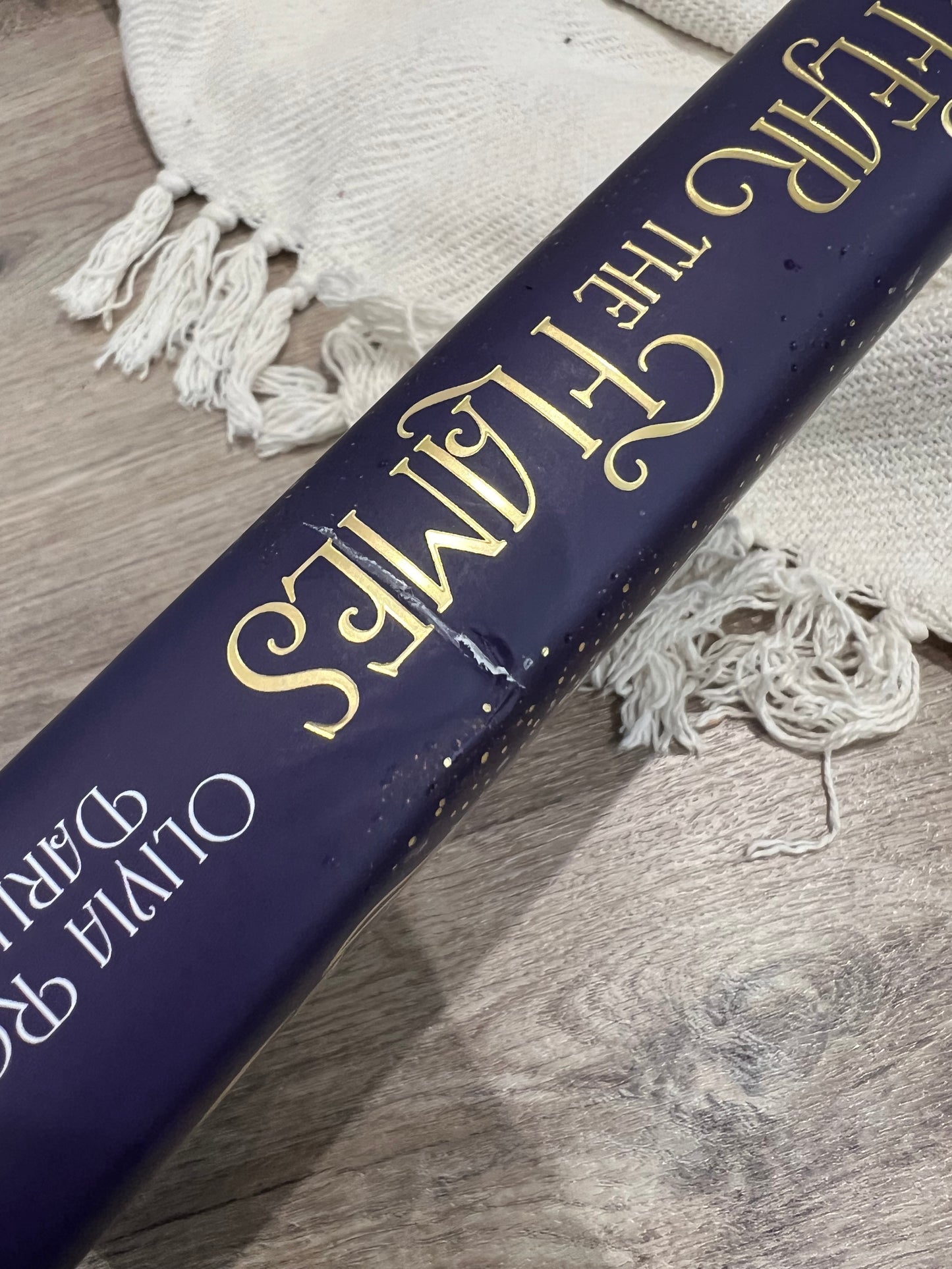 SECONDS SALE - Fear the Flames Sprayed Edge Hardback (UK edition)