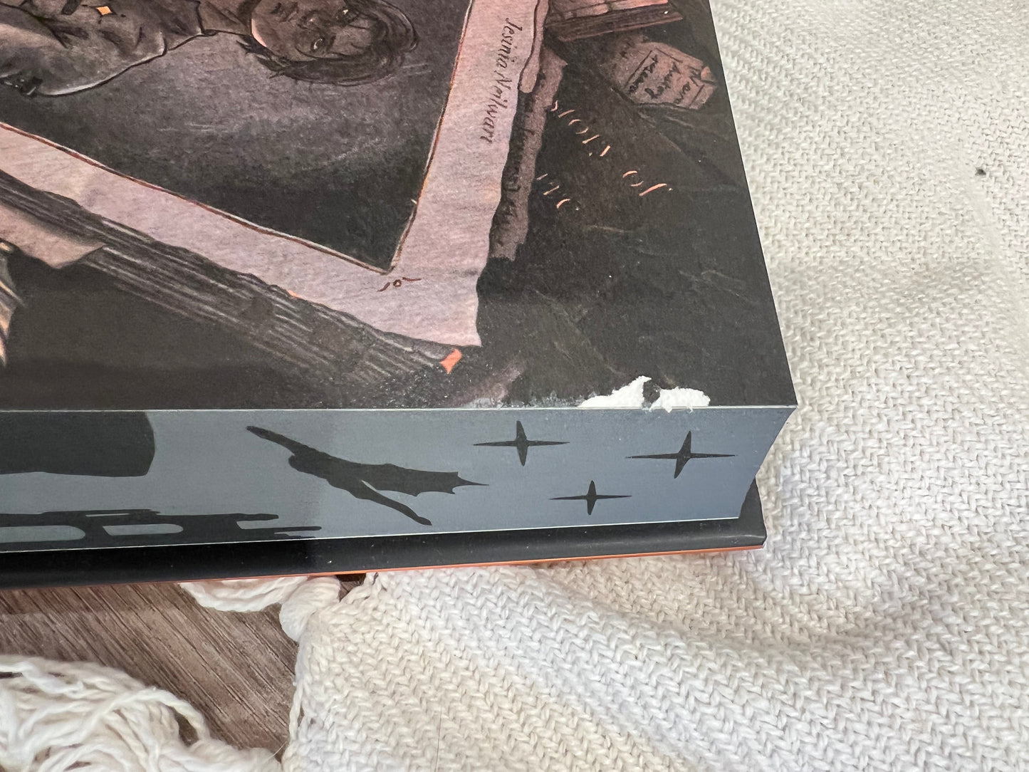 SECONDS SALE - Iron Flame Sprayed Edge Hardback (UK edition)