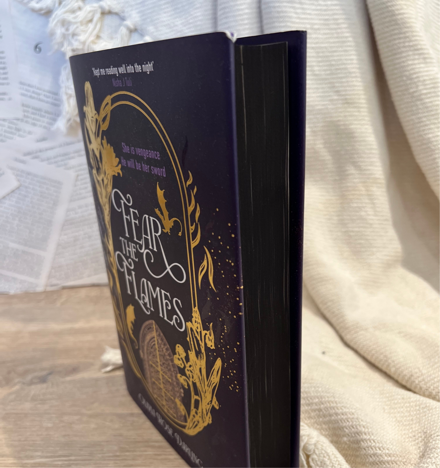 SECONDS SALE - SOLID EDGE Fear the Flames Sprayed Edge Hardback (UK edition)