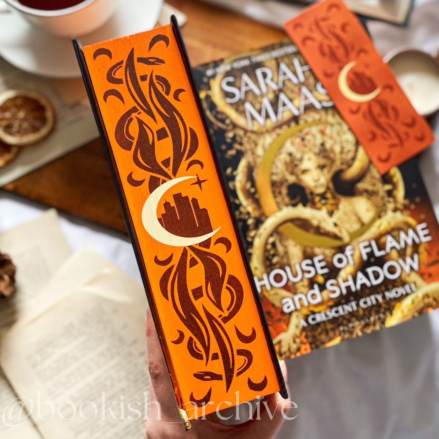 PREORDER - House of Flame and Shadow Crescent City Series Sprayed Edge Hardback (UK edition)