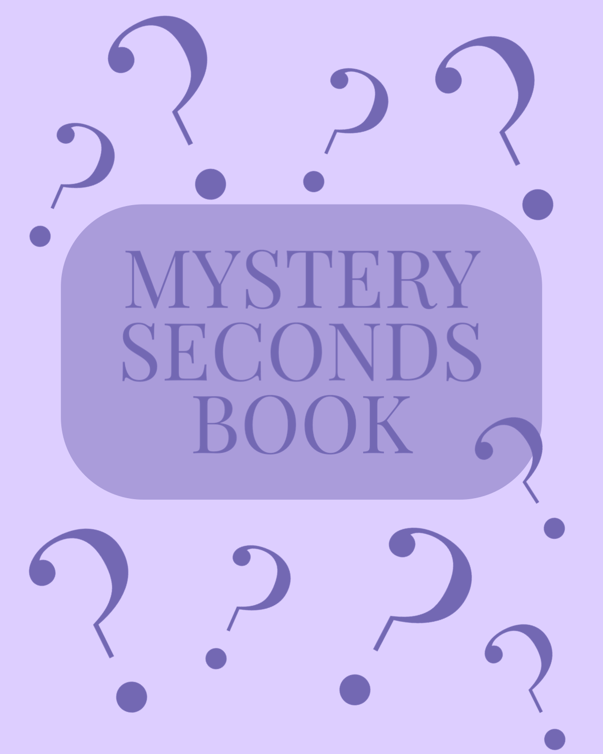 MYSTERY SECONDS BOOK - Sprayed Edge Hardback - Chosen at random (UK edition)