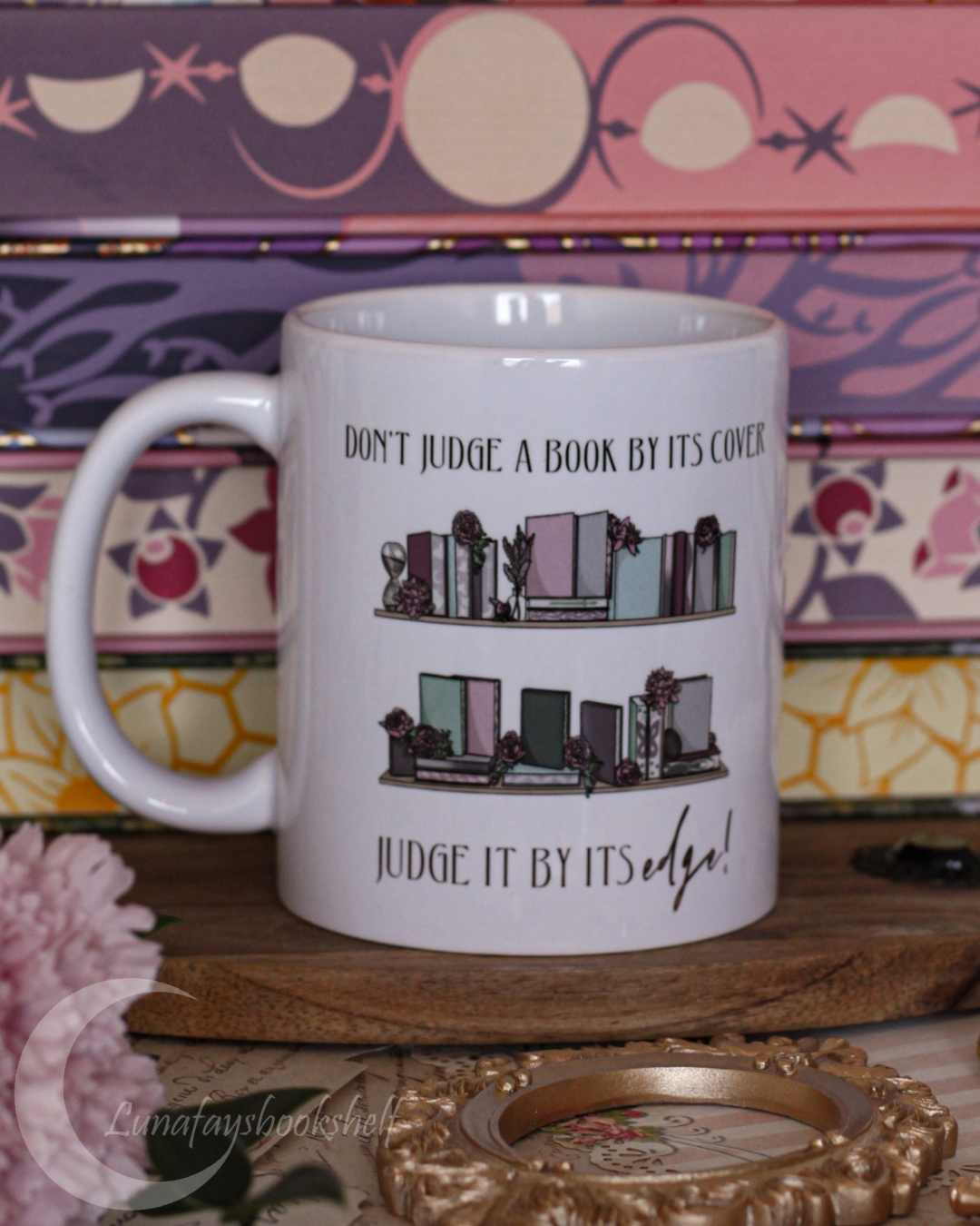 “Don’t judge a book by its cover” Mug