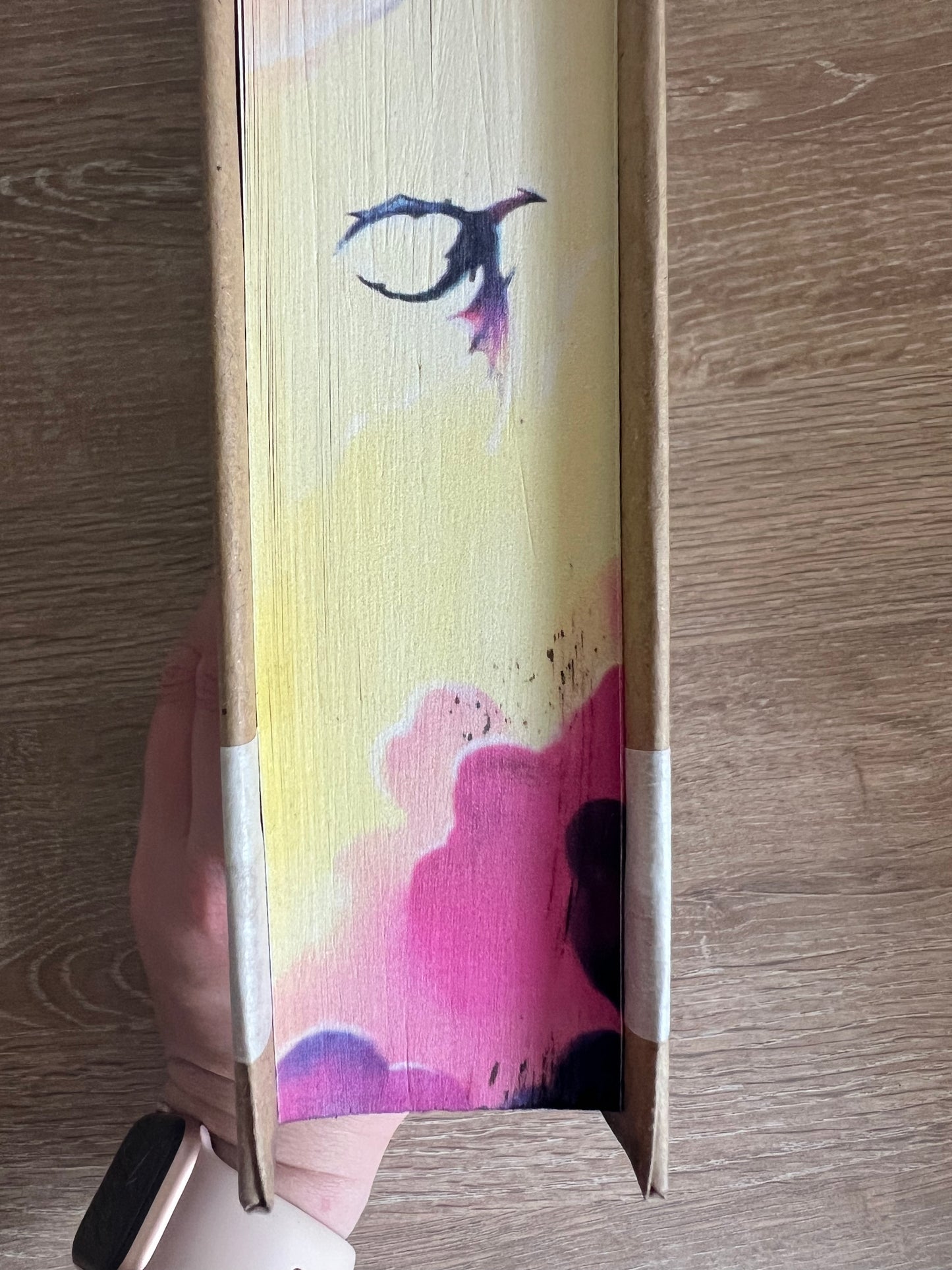 SECONDS SALE - Hanna's Bookpaintings Fourth Wing ONLY Collaboration Hardback (UK edition)