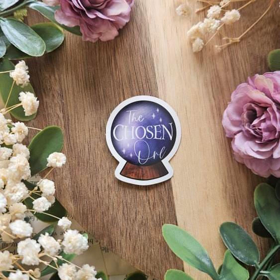 The Chosen One Crystal Ball Sticker