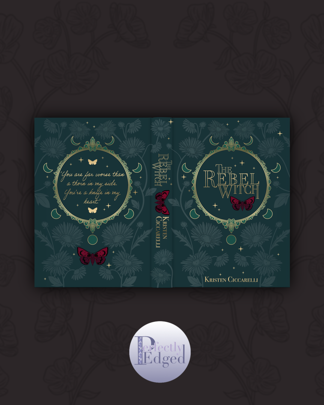 Dust Jackets - The Crimson Moth Duology by Kristen Ciccarelli BUNDLE DEAL (To fit UK hardbacks)