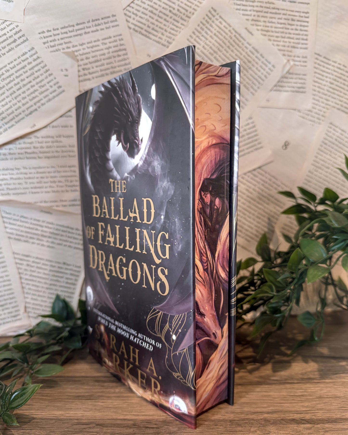 Hanna's Bookpaintings Ballad of Falling Dragons ONLY Collaboration Hardback (UK edition)