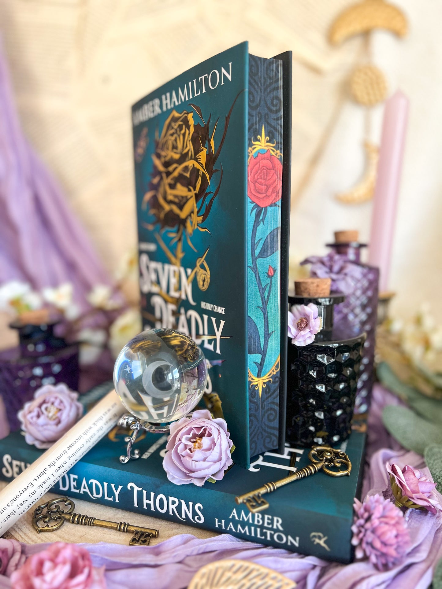 Seven Deadly Thorns Hardback with Sprayed Edge