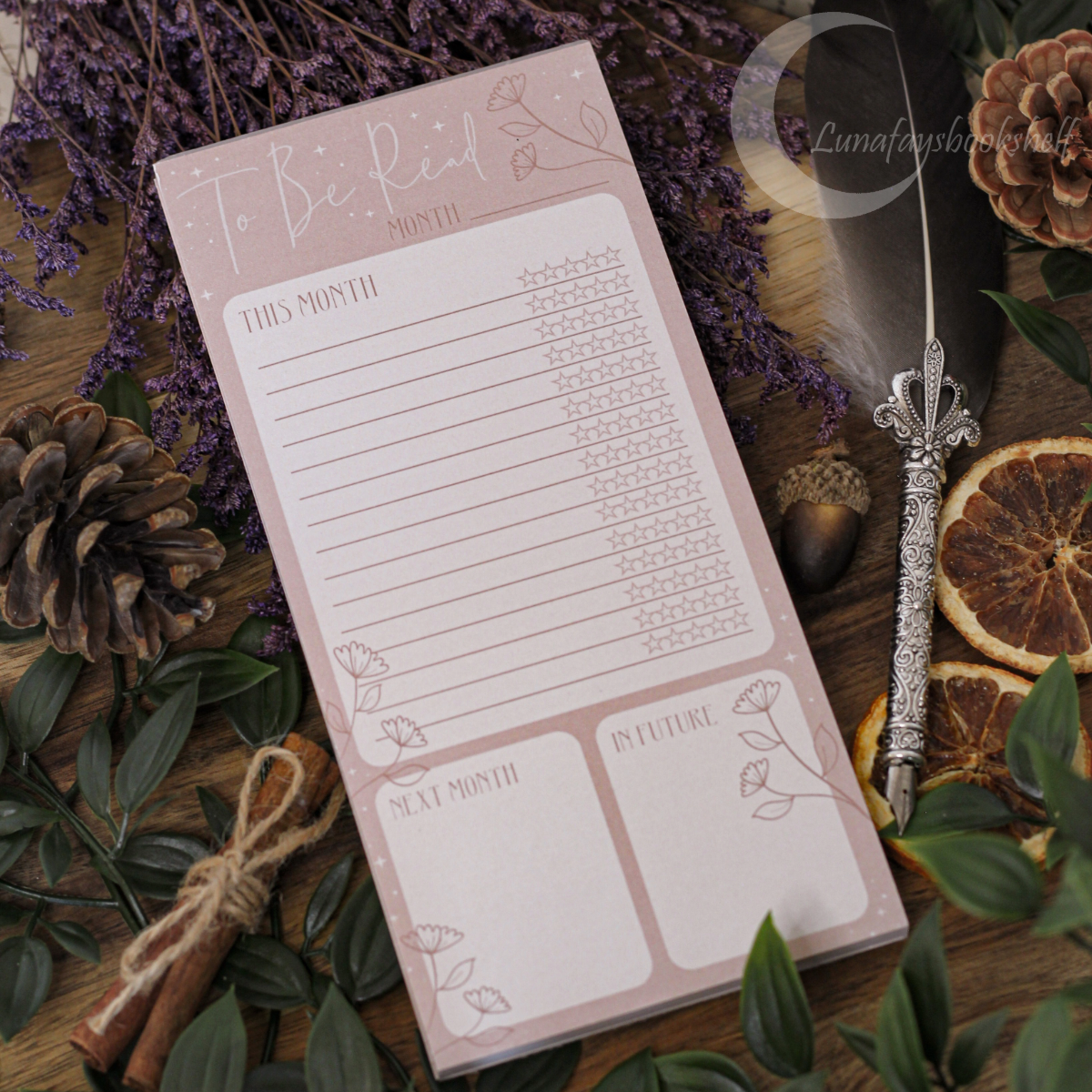 To Be Read Notepad - Romantasy