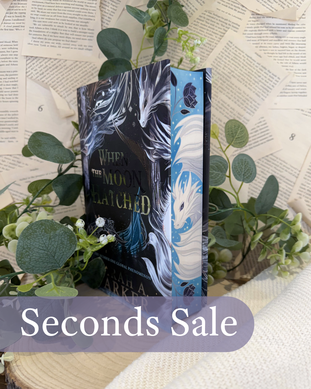 SECONDS SALE - When The Moon Hatched Digitally Printed Edge Hardback (UK edition)