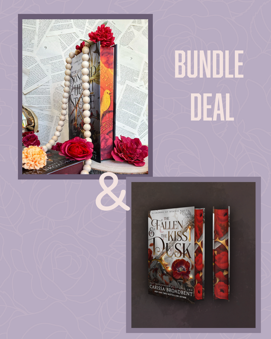 PREORDER - Crowns Of Nyaxia BUNDLE DEAL - The Songbird and the Heart of Stone and The Fallen and the Kiss of Dusk