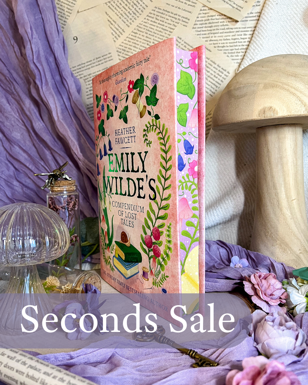 SECONDS SALE - Emily Wildes Compendium of Lost Tales Sprayed Edge Hardback (UK edition)