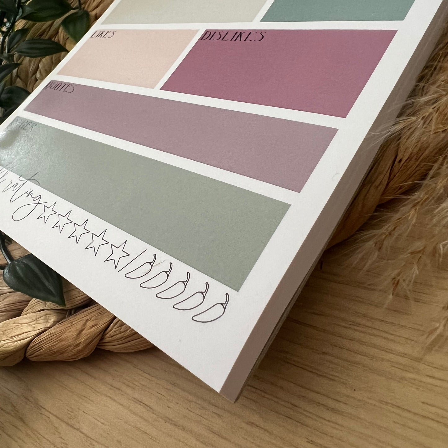 Book Review Notepad - Rosey Green