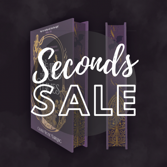 SECONDS SALE - Fear the Flames Sprayed Edge Hardback (UK edition)