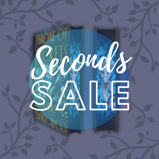 SECONDS SALE - Throne of Secrets Sprayed Edge Hardback (UK edition)