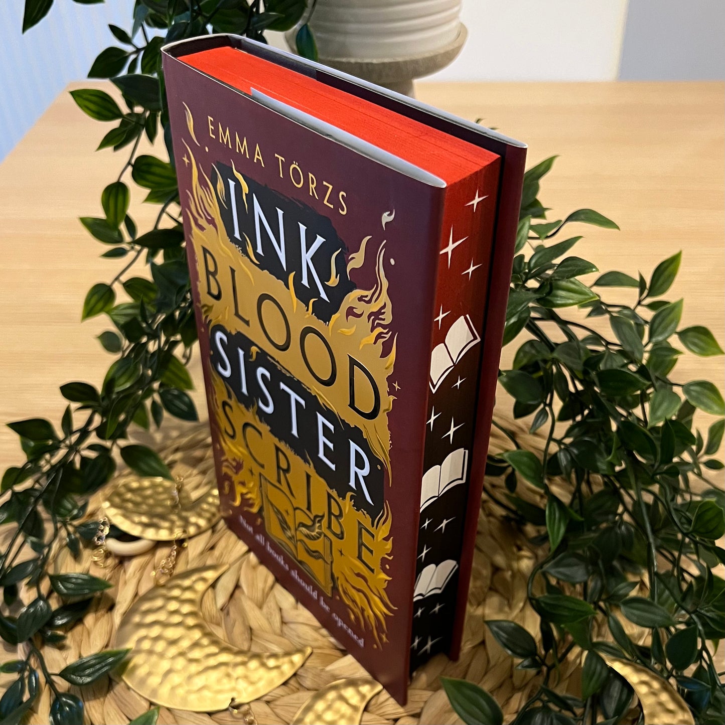 Ink Blood Sister Scribe Sprayed Edge Hardback (UK edition)