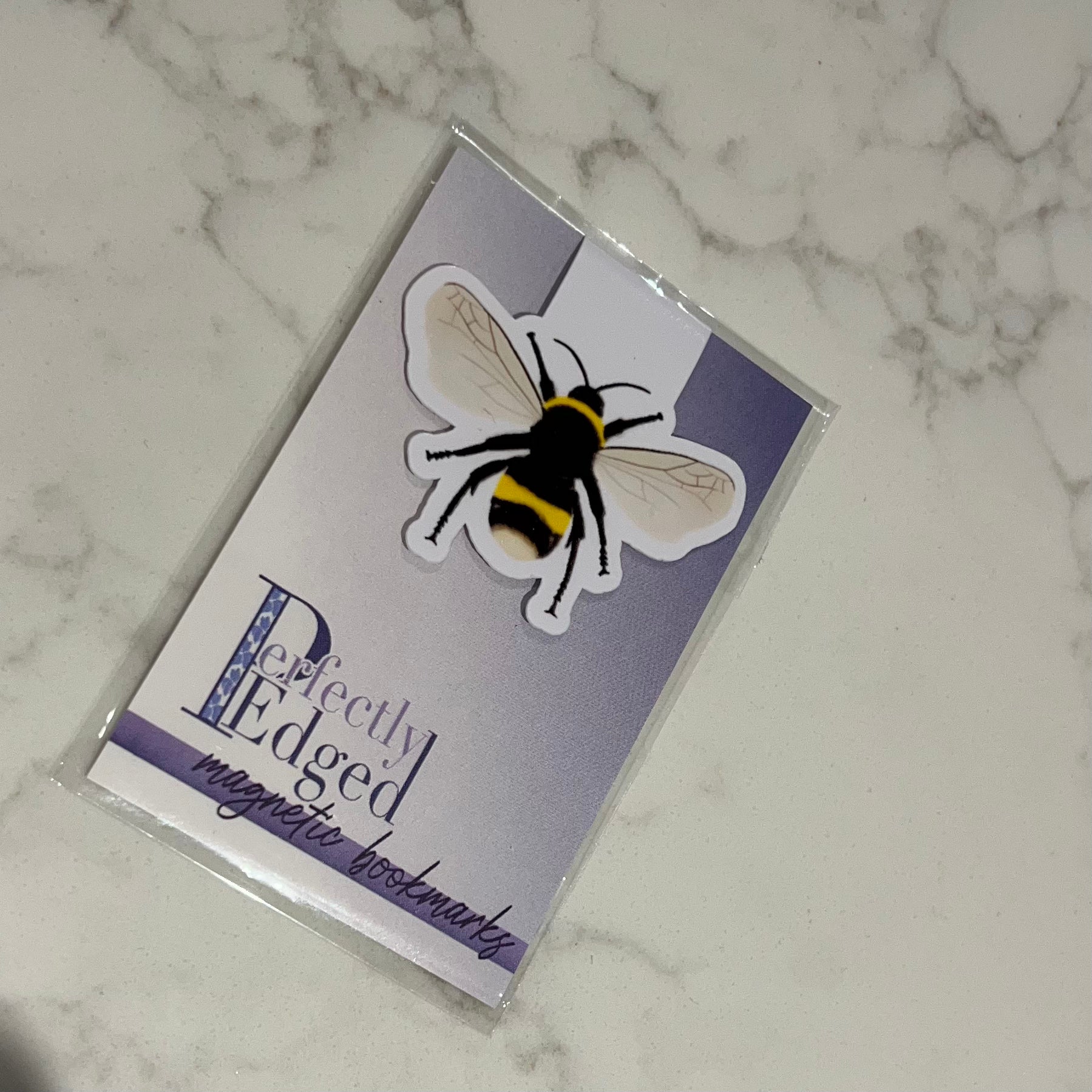 Bumblebee Magnetic Bookmark Perfectly Edged