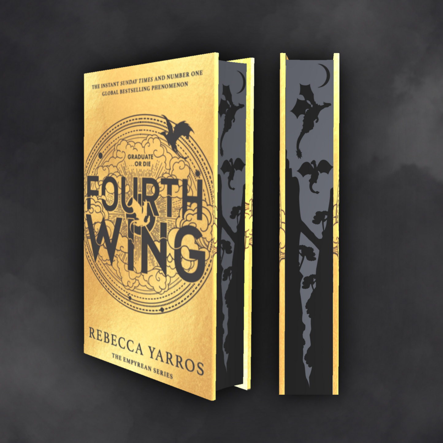 Fourth Wing Sprayed Edge Hardback (UK edition)