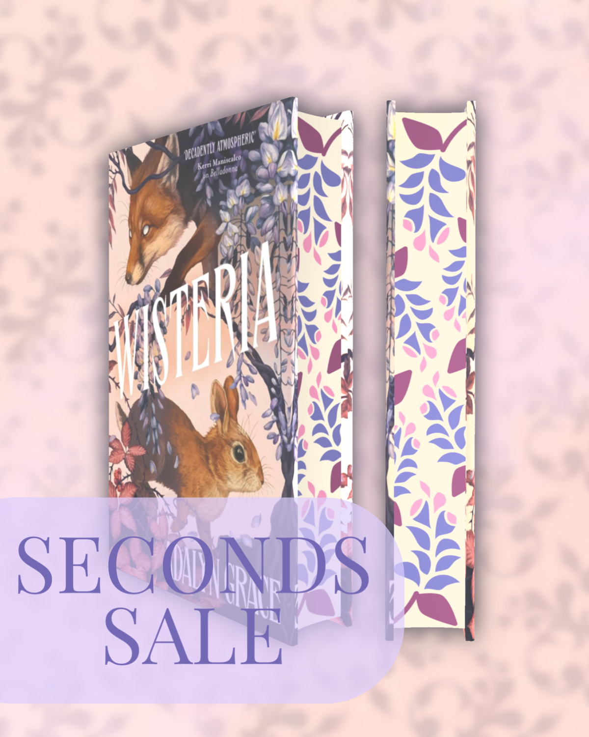 SECONDS SALE - Wisteria Sprayed Edge Hardback (UK edition)