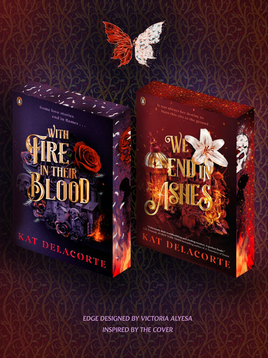 Fire in their Blood Duology Set Collaboration with Alyesasworld Paperbacks (UK edition)