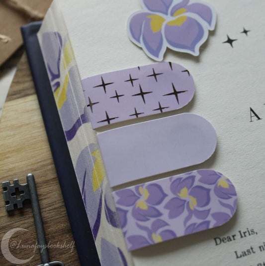 Iris trio magnetic bookmark