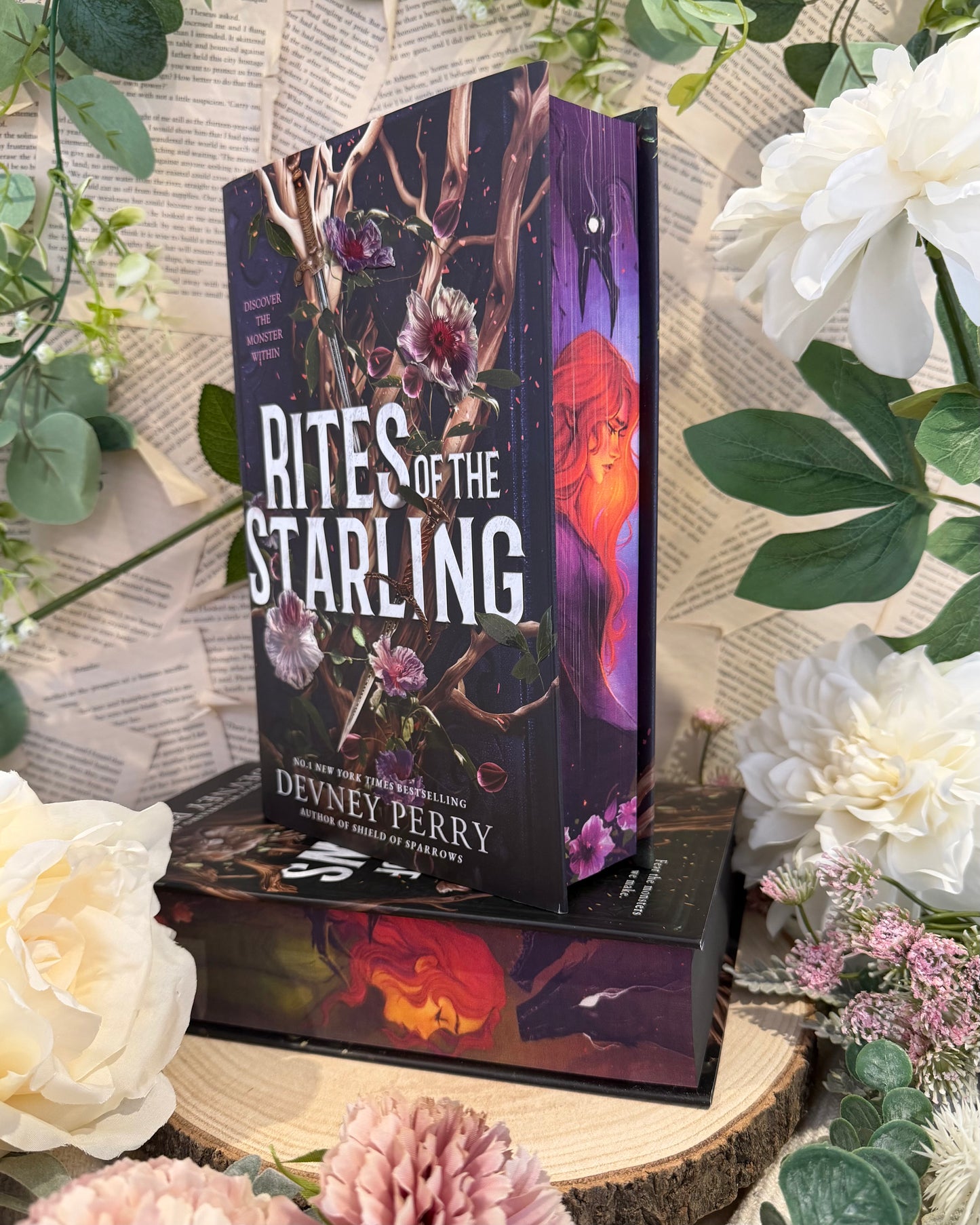 Hanna's Bookpaintings Shield of Sparrows AND Rites of the Starling BUNDLE Collaboration Hardback (UK edition)