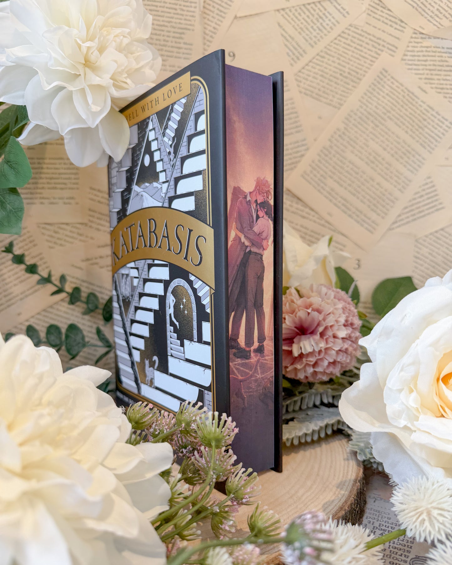 Hanna's Bookpaintings Katabasis Collaboration Hardback (UK edition)