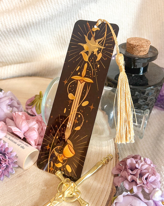 Tarot Sword - Metal Bookmark