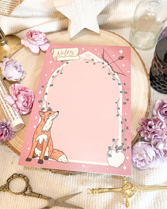 The Enchanted Fox A5 Notepad