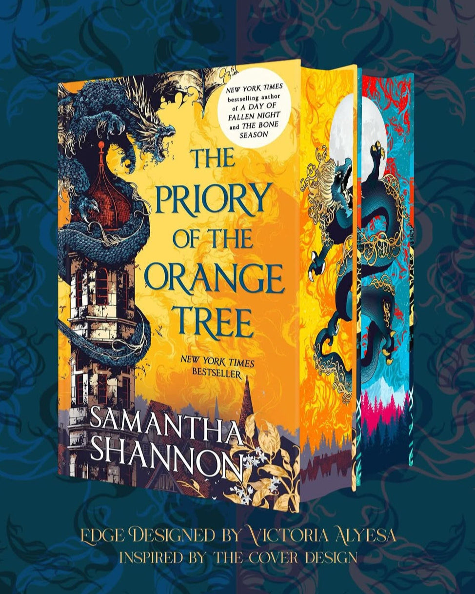 The Priory of the Orange Tree and A Day of Fallen Night with Alyesasworld Hardback (UK edition)