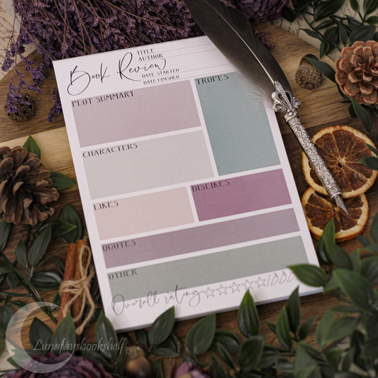 Book Review Notepad - Rosey Green
