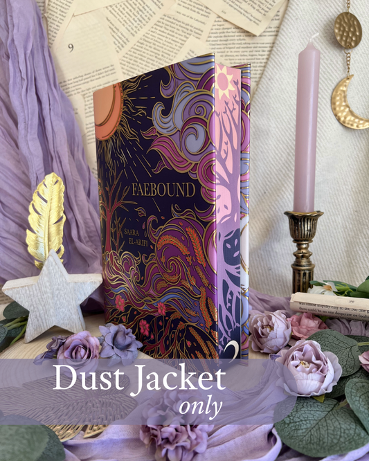 Faebound Licensed Dust Jacket ONLY by Alyesasworld (To fit UK Hardback edition)