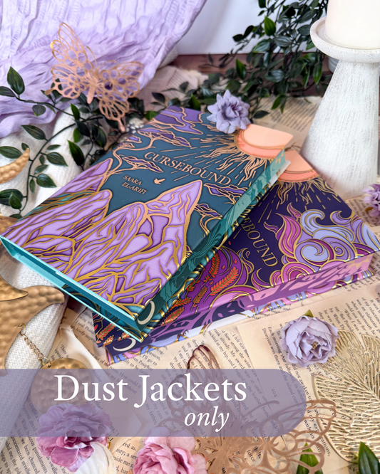 Faebound & Cursebound Licensed Dust Jackets ONLY by Alyesasworld (To fit UK Hardback editions)