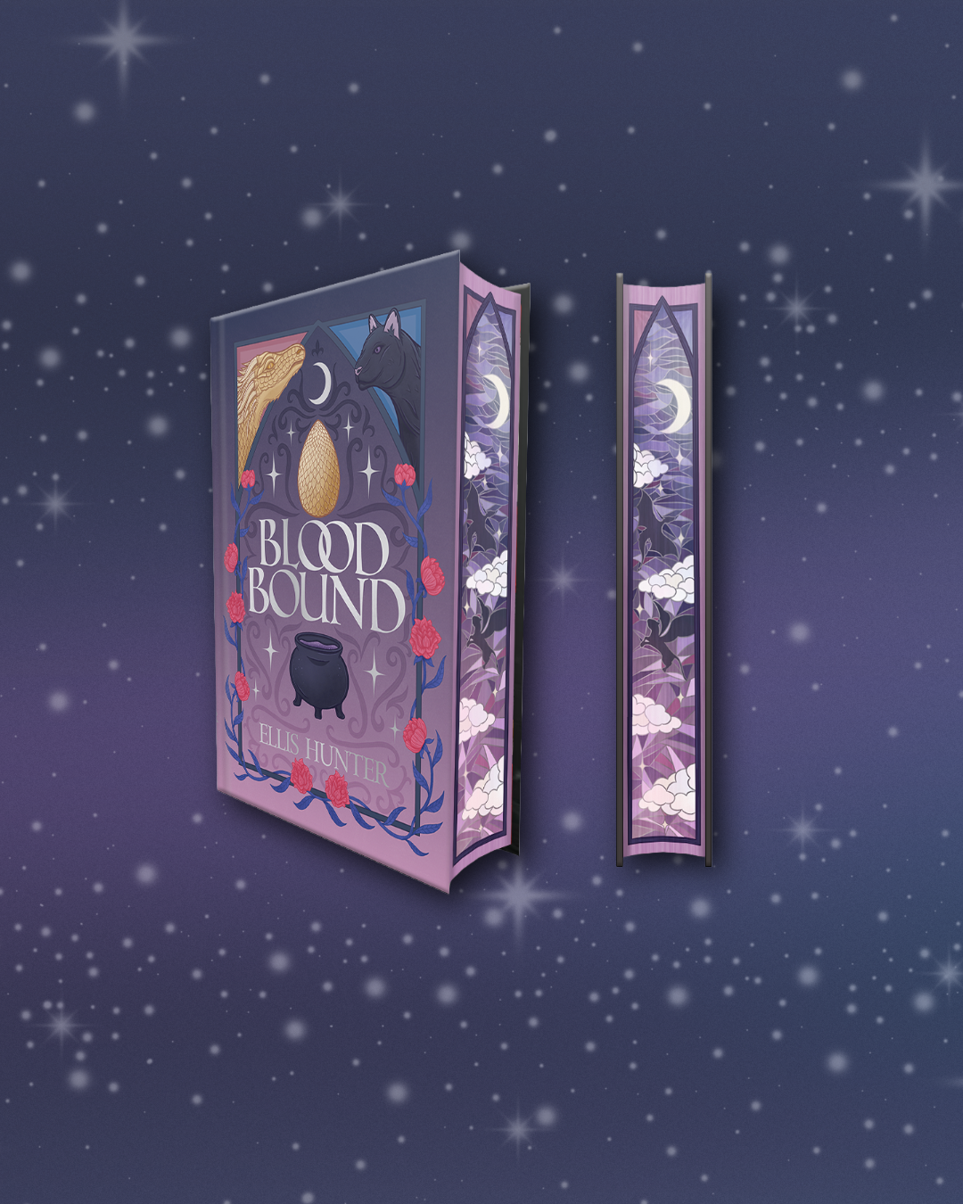 Blood Bound by Ellis Hunter (UK hardback) With Licensed Dust Jacket and Sprayed Edge