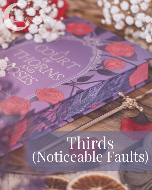 THIRDS (Noticeably Imperfect) - A Court of Thorns and Roses by Sarah J. Maas (Licensed dust jacket included)