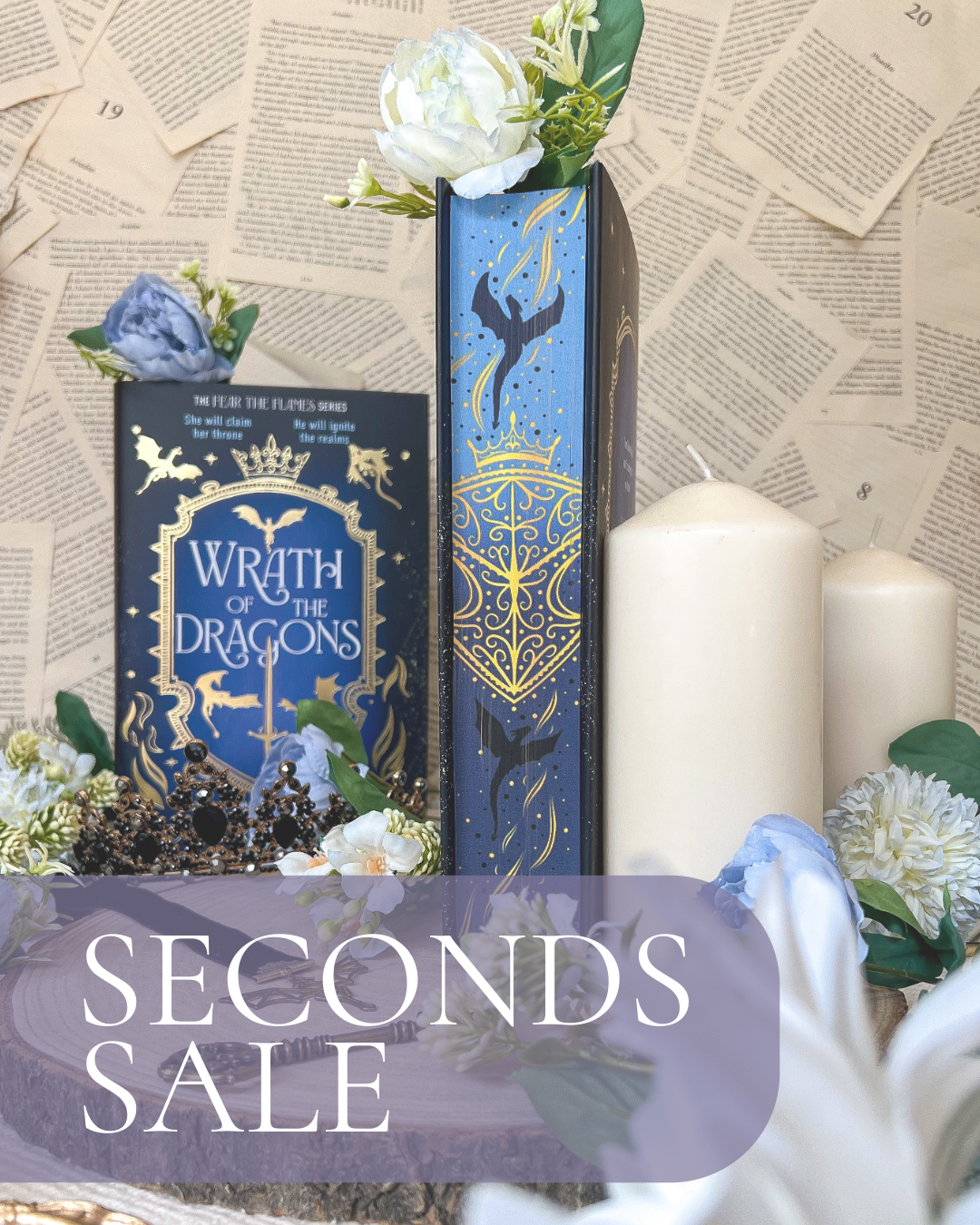 SECONDS SALE - Wrath of the Dragons Sprayed Edge Hardback (UK edition)