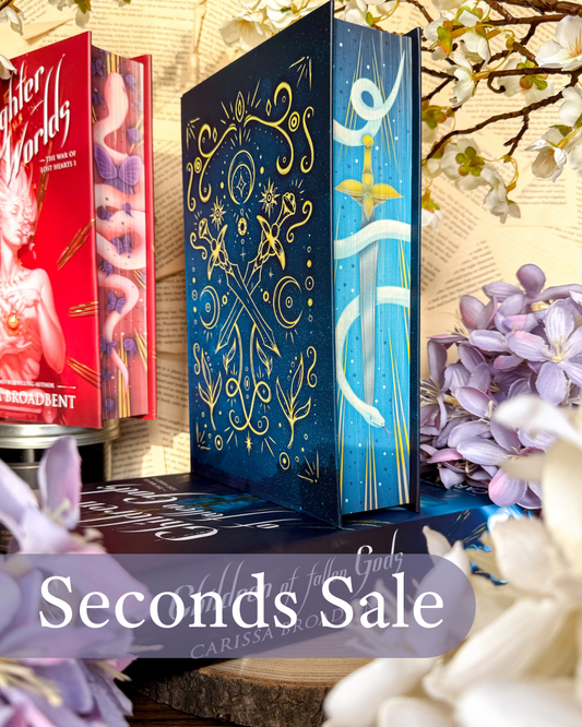 SECONDS SALE - Children of Fallen Gods Sprayed Edge Hardback (UK edition)